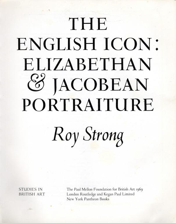 STRONG (ROY)
THE ENGLISH ICON