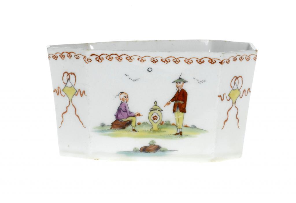 A DERBY OCTAGONAL BUTTER TUB attractively 109661