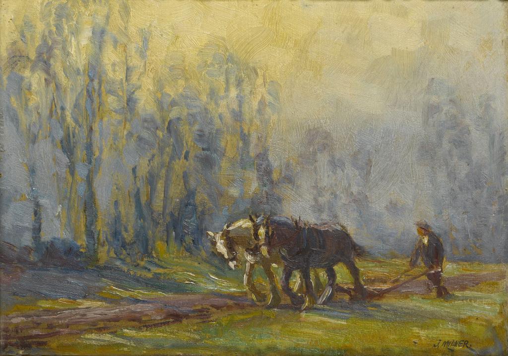 JOHN MILNER (1876-1951)
PLOUGHING