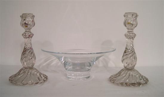 Pair of Baccarat type colorless