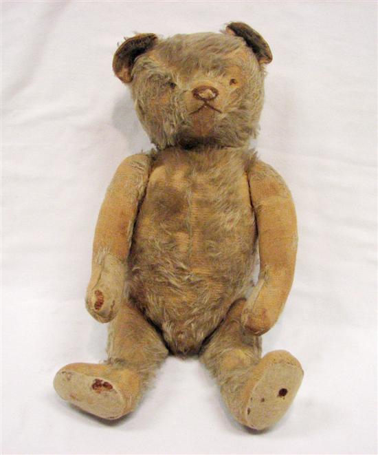 Mohair teddy bear  21'' l.  missing