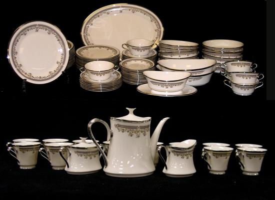 Lenox Lace Point dinnerware service