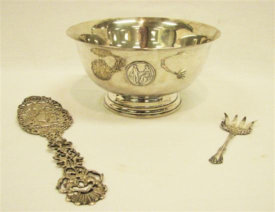 Silver: Continental spoon with