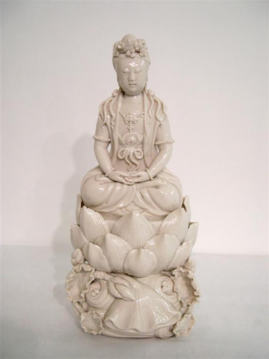 Blanc de Chine porcelain figure