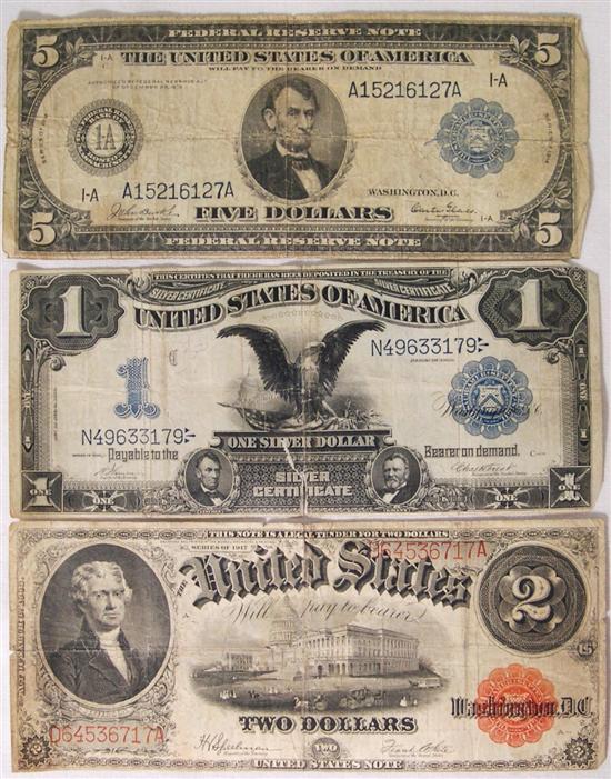 CURRENCY 2 Large US Note red 109a9f