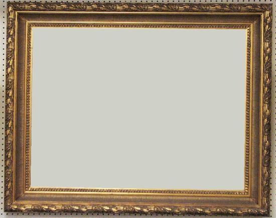 Gilt framed wall mirror 39 h  109aaa