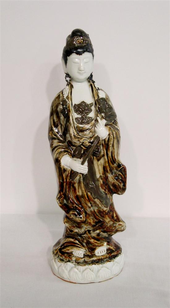 Porcelain figure  Asian  20th C.  depicting