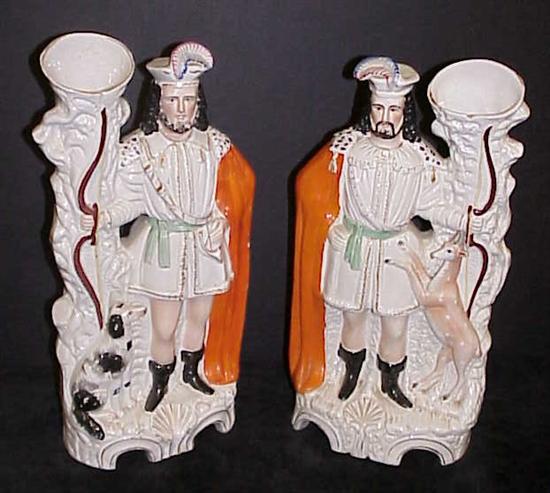 Pair of Victorian Staffordshire