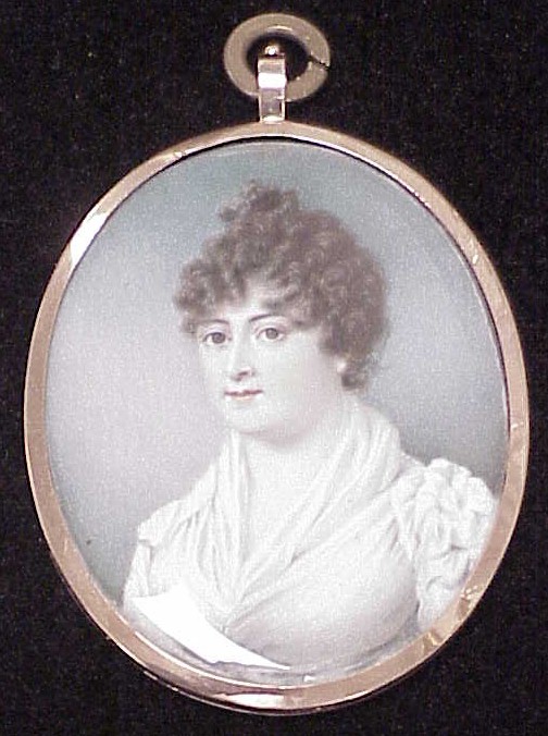 Portrait miniature of a woman with 109cde