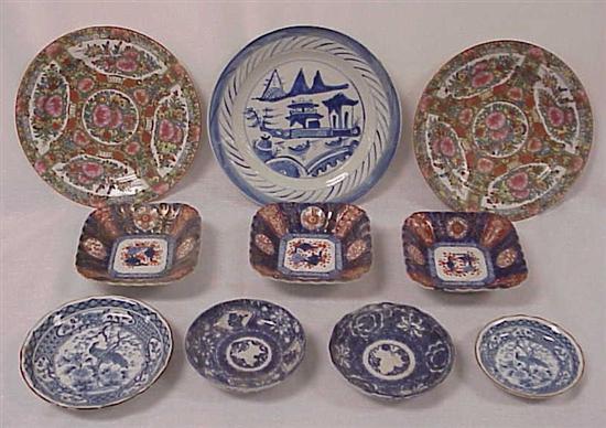 Chinese porcelain: three Imari palette