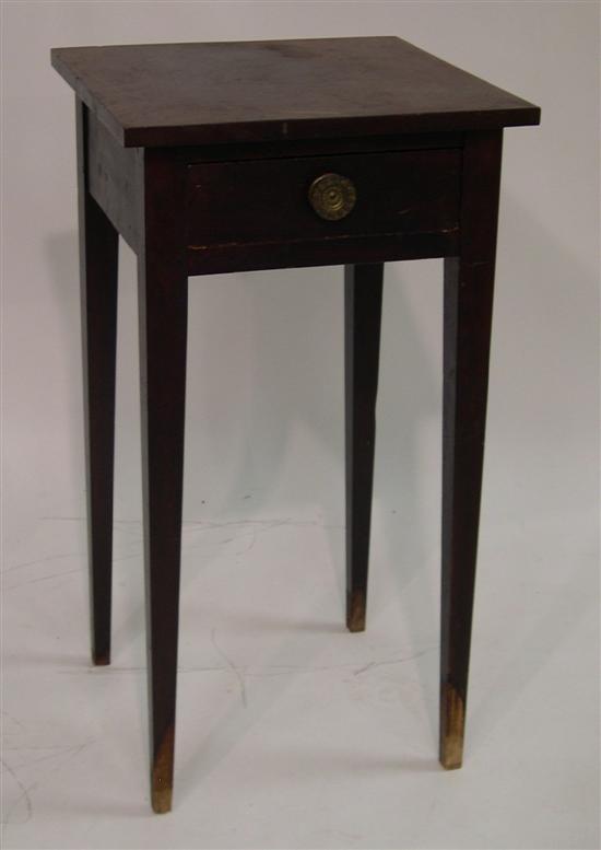 Mahogany single drawer stand square 109d0d