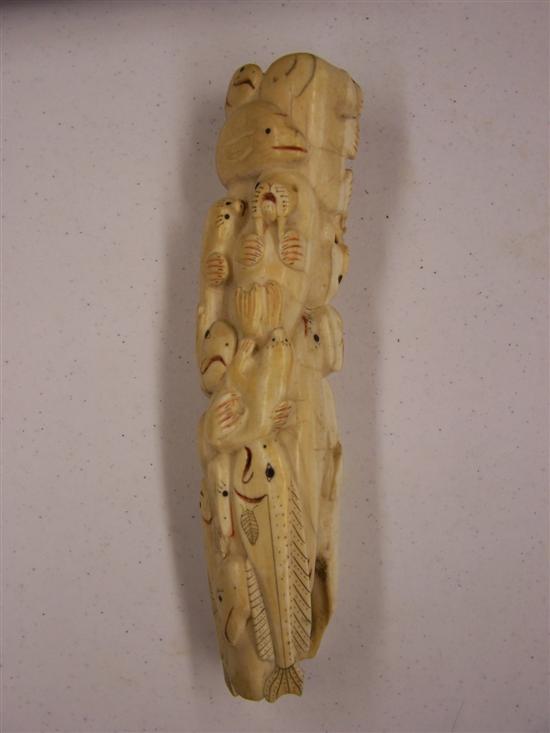 Bone carved totem 10 h from 109d0e