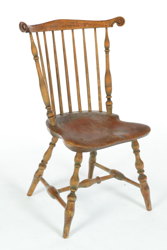 FAN-BACK WINDSOR SIDE CHAIR.  Rhode