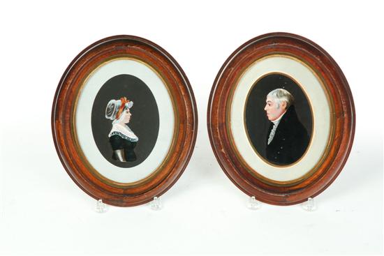 PAIR OF PORTRAITS.  American  late