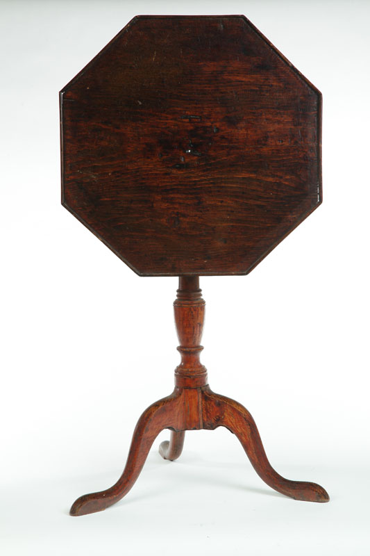 TILT-TOP TEA TABLE.  New England