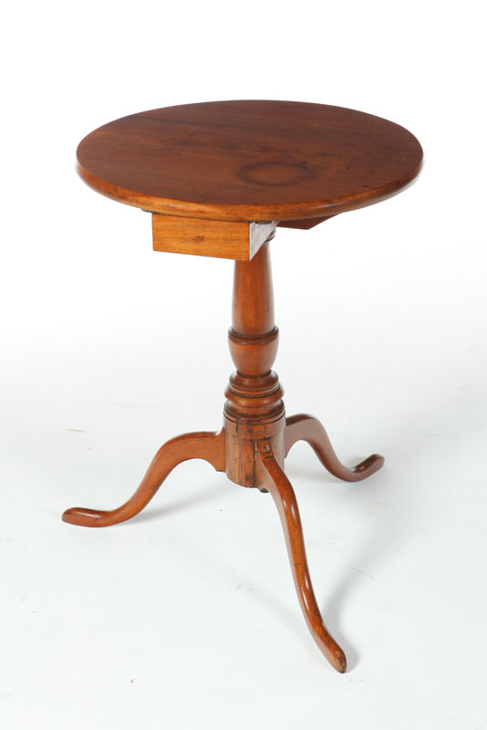 CANDLESTAND AND CHAIR American 10b1e6