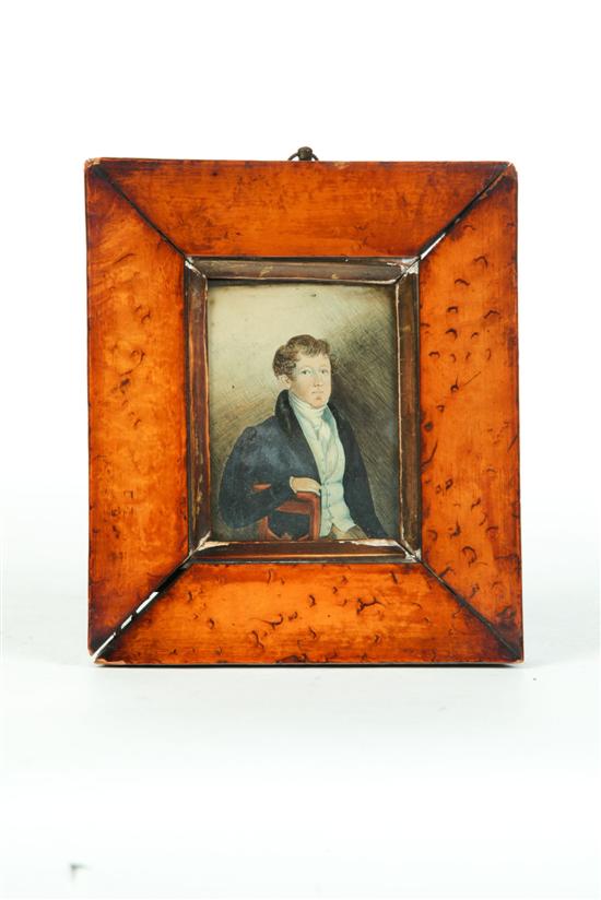 MINIATURE PORTRAIT Probably American 10b23a