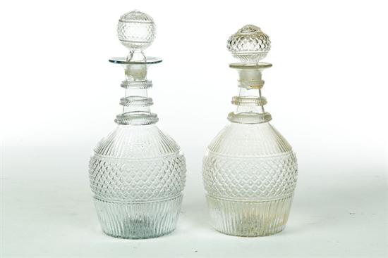 TWO 3 MOLD DECANTERS American 10b24d