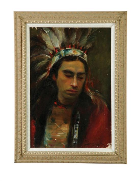 PORTRAIT OF AN AMERICAN INDIAN
