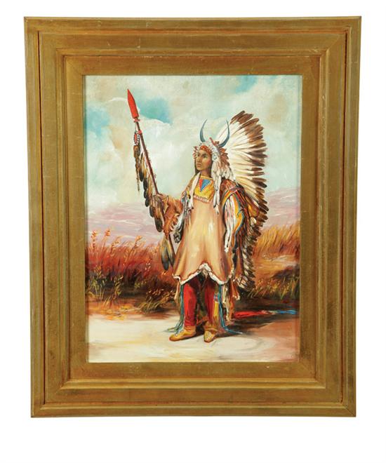 PORTRAIT OF AN AMERICAN INDIAN 10b271