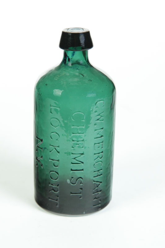 CHEMIST BOTTLE Second half 19th 10b27c