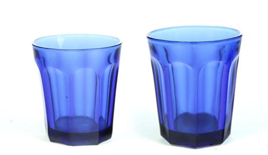 TWO TUMBLERS.  American  19th century.