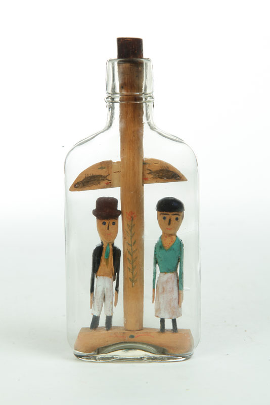 BOTTLE WHIMSEY Probably American 10b2ce