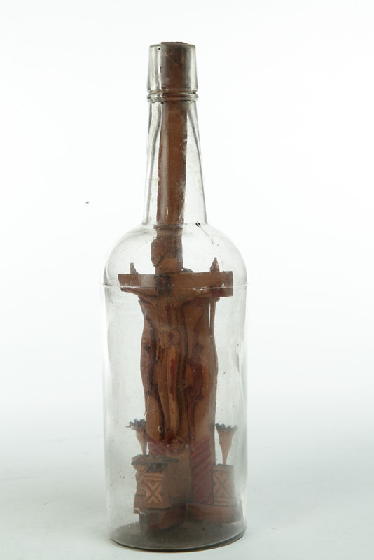 BOTTLE WHIMSEY.  American  late 19th-early