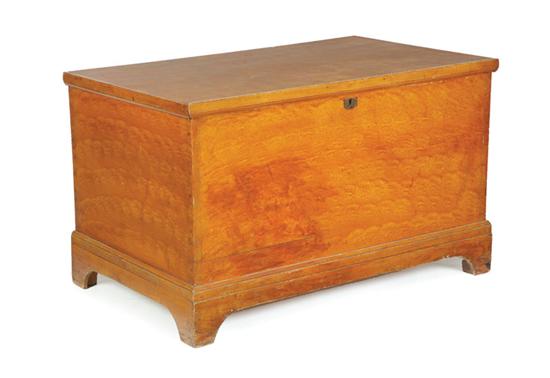 DECORATED BLANKET CHEST American 10b34d