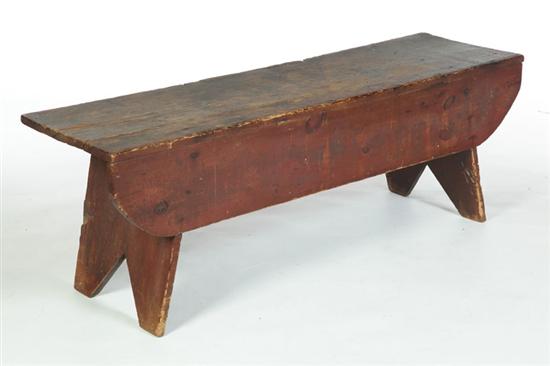 BENCH American mid 19th century 10b34e