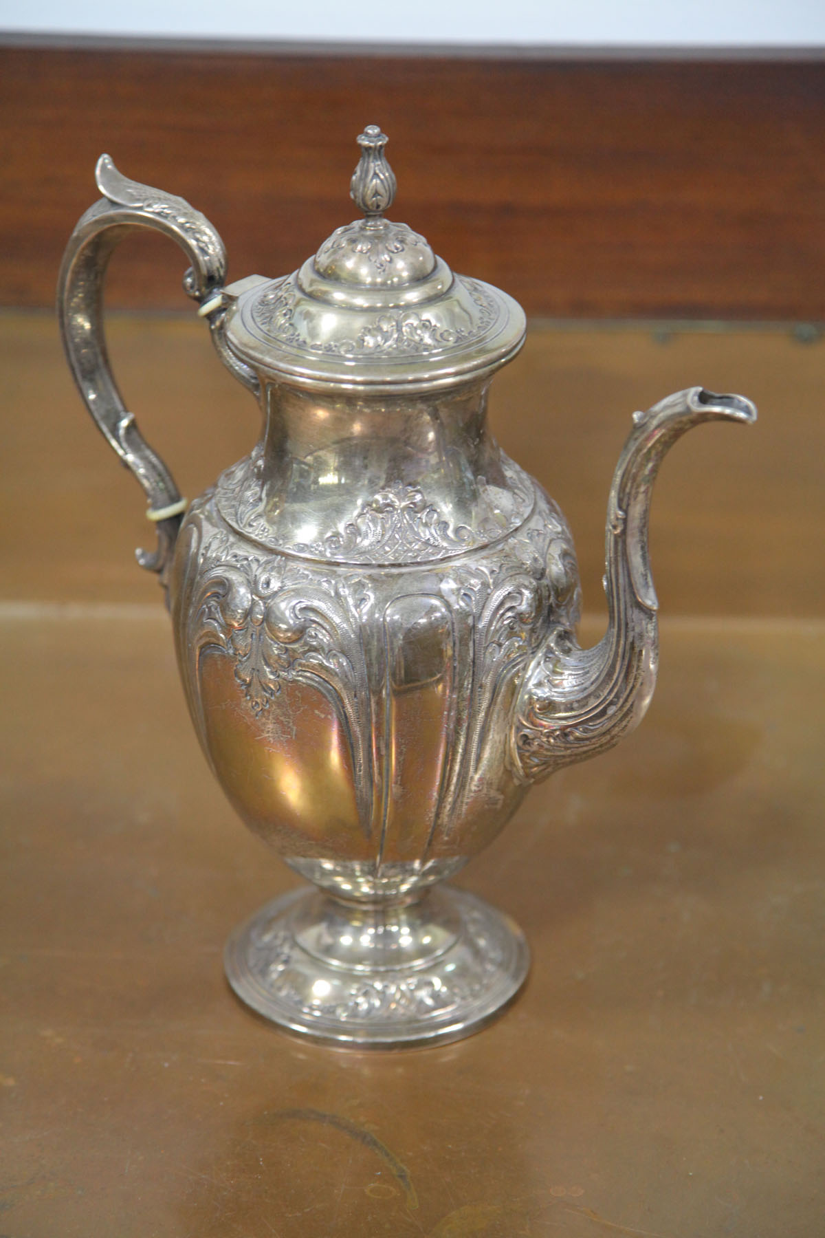 FISHER STERLING SILVER COFFEE POT  10c157