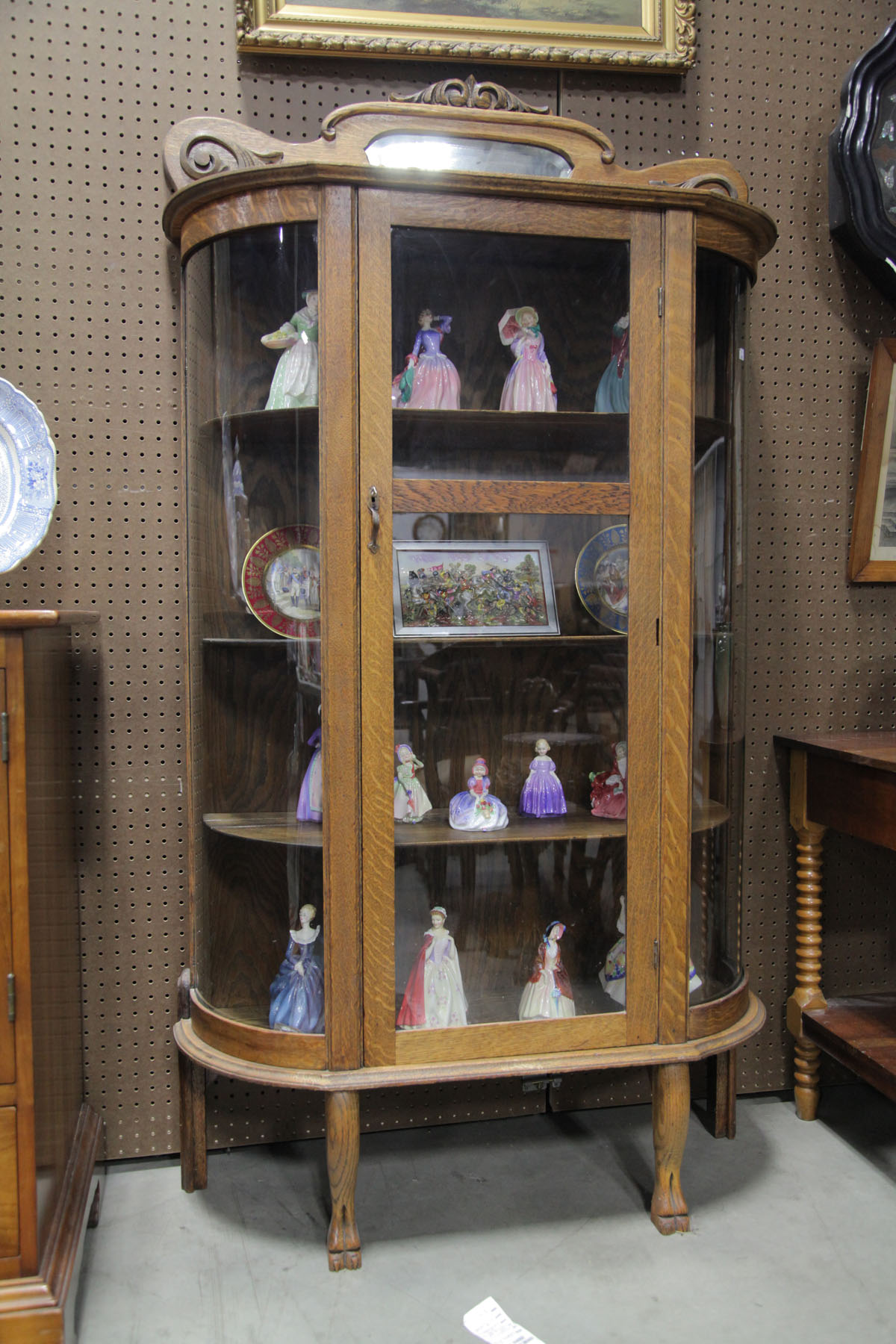 CHINA CABINET.  American  early 20th