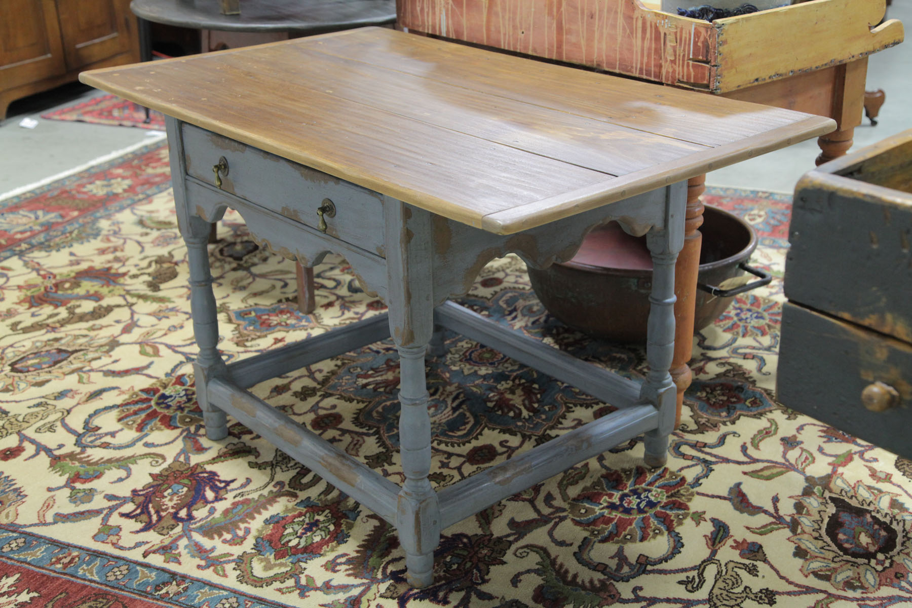 REPRODUCTION TAVERN TABLE.  American