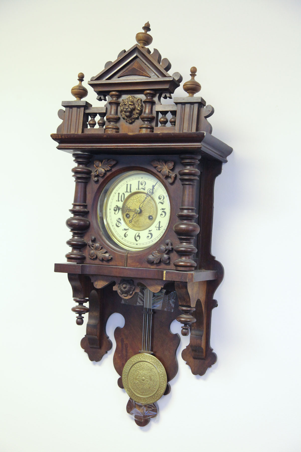 WALL CLOCK.  Germany  early 20th century.