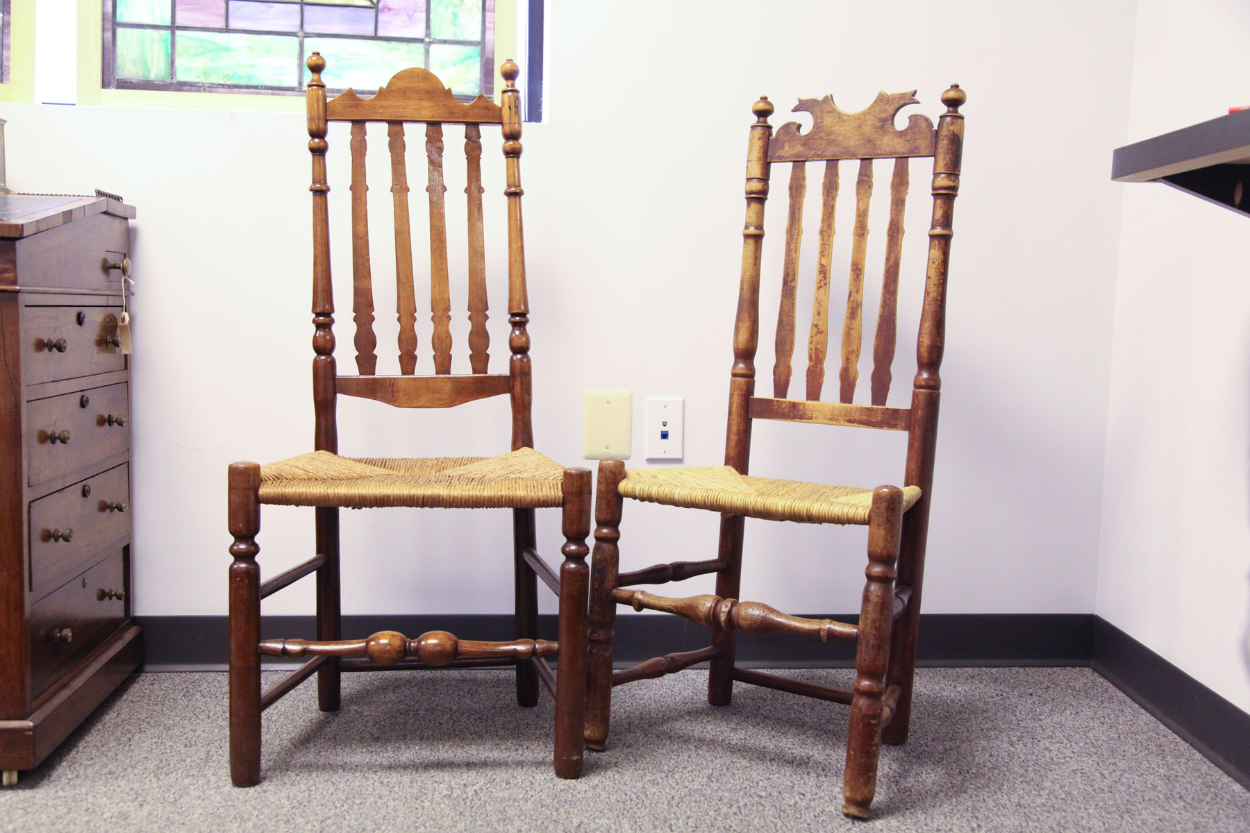 TWO SIDECHAIRS American 20th 10c20a