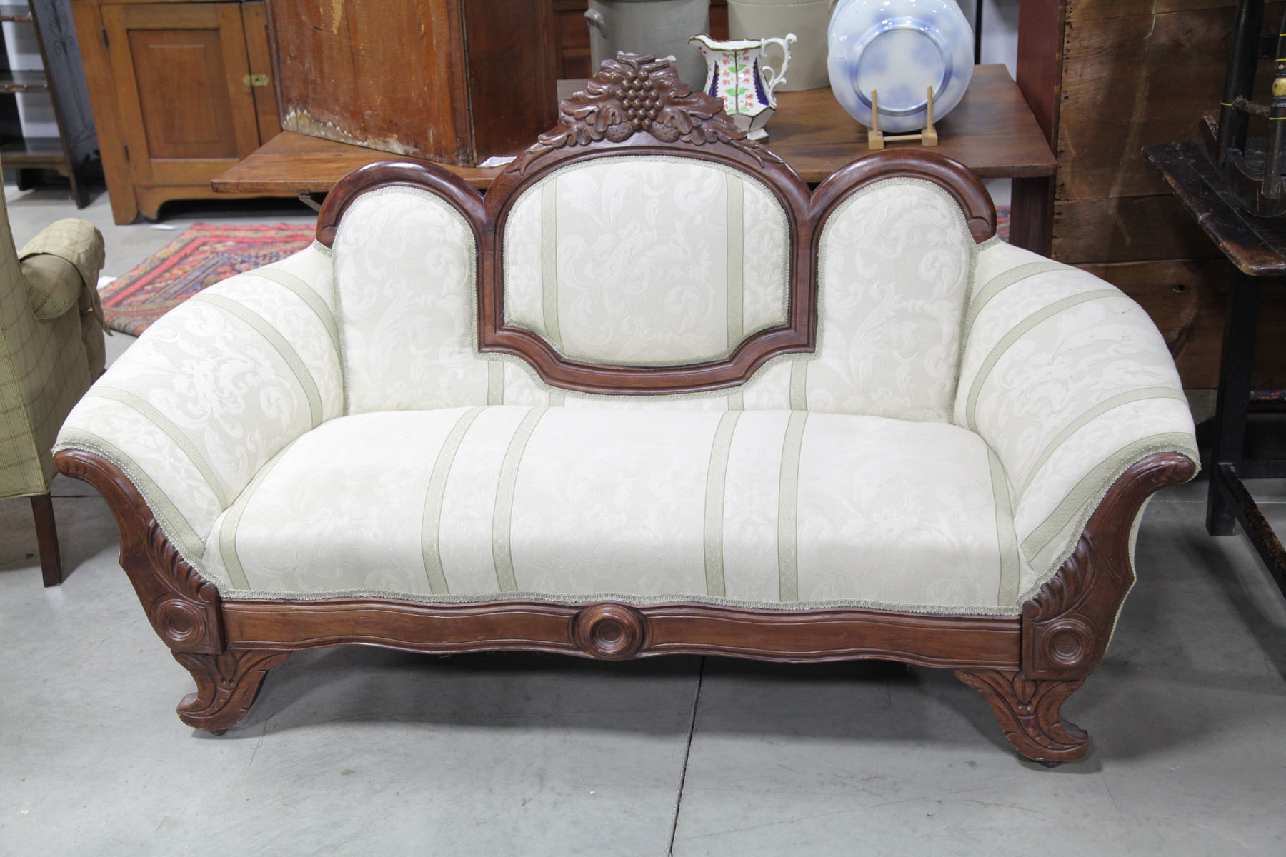 LOVE SEAT.  American  20th century.