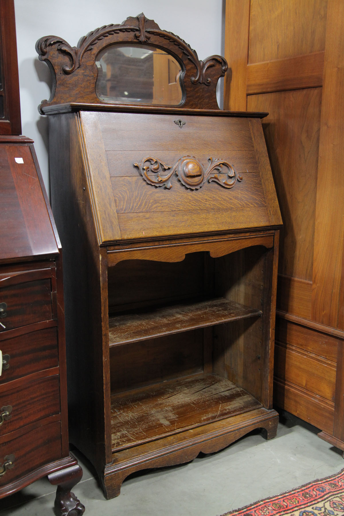 SMALL VICTORIAN DESK.  American