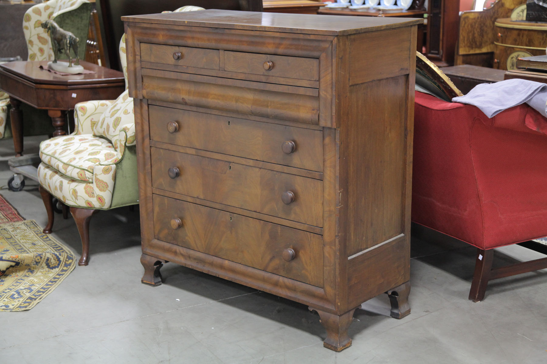 EMPIRE CHEST OF DRAWERS American 10c26d