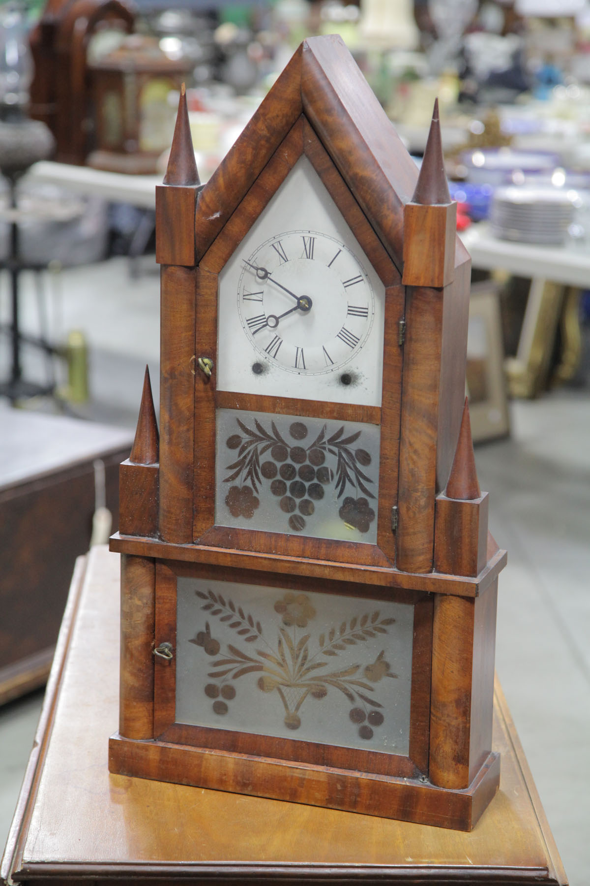 BIRGE & FULLER STEEPLE CLOCK. 