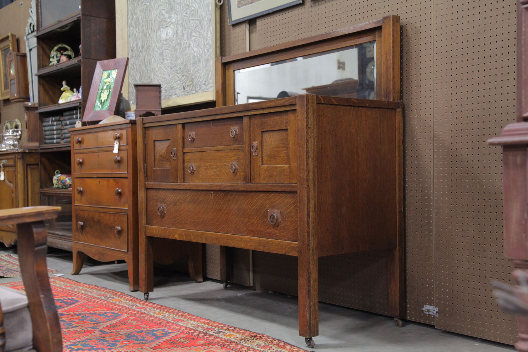 ARTS CRAFTS SIDEBOARD American 10c2be