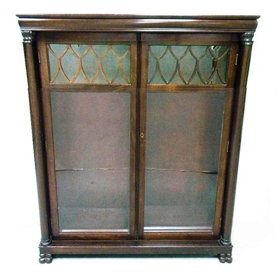 Classical Revival wood cabinet