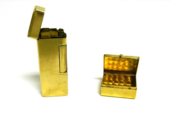 c 1950s Dunhill gold plated cigarette 10c327