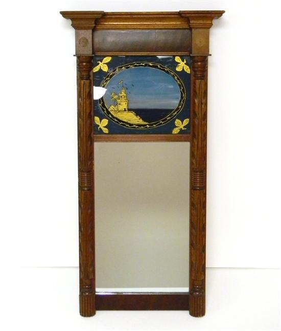 Early 19th C. wall mirror  glomis