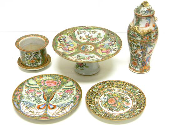 Chinese ''Rose Medallion'' porcelain
