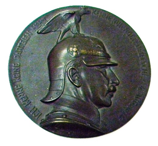Medal 1914 Large cast bronze medal 10c3bc