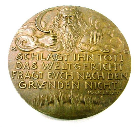 Medal 1915 Karl Goetz Satirical 10c3b8