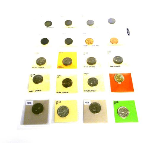 COINS: 20 coins  including 3 Indian