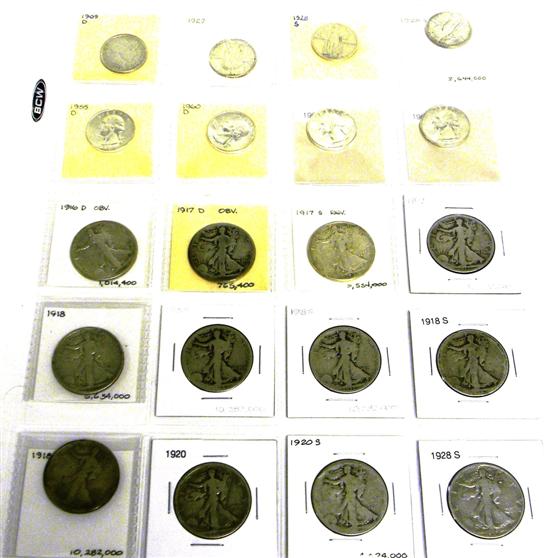 COINS: 20 US Silver coins. Includes