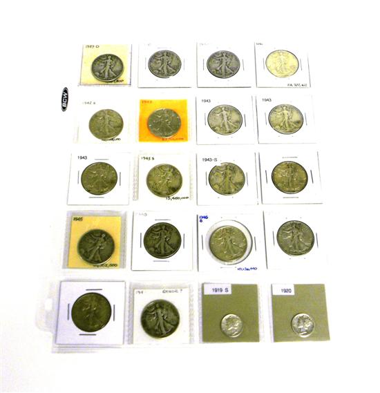 COINS 18 mostly different Walking 10c3ce