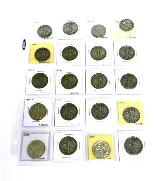 COINS: 20 Mixed  earlier date Walking